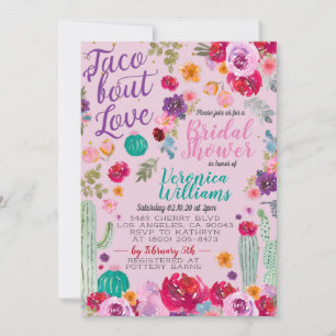 Taco Bout Liebe Bridal Dusche Einladung