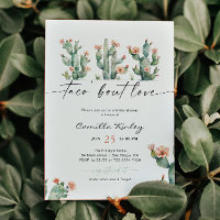 Taco 'Bout Liebe Cactus Floral Brautparty