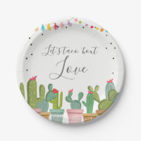 Taco Bout Liebe Fiesta Brautparty Paper Teller