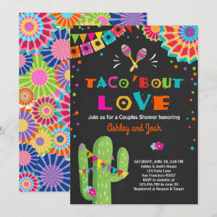 Taco Bout Liebe Fiesta Paare Dusche Einladung