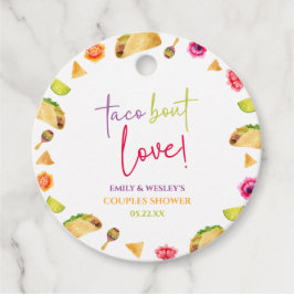 Taco Bout Liebe! Fiesta Wedding Couples Dusche Geschenkanhänger