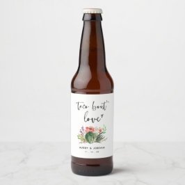 Taco Bout Liebe Wasserfarben Kakteen Sukkulente Fi Bierflaschenetikett