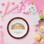 Taco 'Bout Liebe Wedding Brautparty Fiesta Pappteller<br><div class="desc">Taco 'Bout Liebe Papier Platte für einen Spaß,  Fiesta Thema Polterabend. Sie können den Text an Ihre Veranstaltung anpassen.</div>