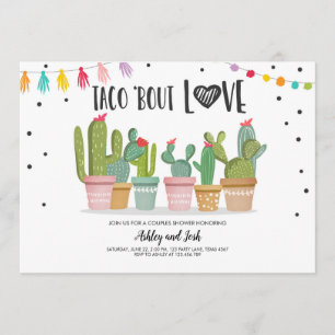 Taco Bout Love Fiesta Paare Dusche Kaktus Einladung