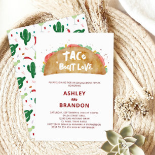 Taco 'Bout Love Hochzeit Verlobungsfeier Fiesta Einladung