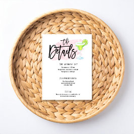 Taco Bout Love Wedding Details Card RSVP Karte