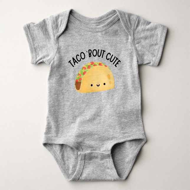 TACO 'BOUT NIEDLICH BABY STRAMPLER (Vorderseite)