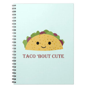 Taco Bout Niedlich Kawaii Taco Notizblock