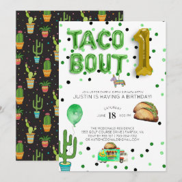Taco Bout One | Einladung zum ersten Geburtstag