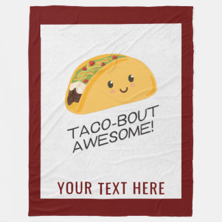 Taco-bout Phantastisch Kawaii Taco Blanket Fleecedecke