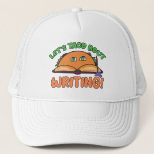 Taco Bout Schreiben lustiger Autor Cartoon Art Truckerkappe