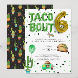 Taco Bout Six | Einladung zum sechsten Geburtstag