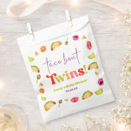Taco Bout Twins! Fiesta Baby Shower Geschenktütchen