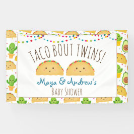 Taco Bout Twins Willkommensbanner Farblich und Nie Banner