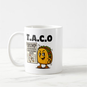 Taco Breaking News Trump kneift immer  Kaffeetasse