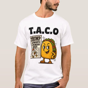 Taco Breaking News Trump kneift immer T-Shirt