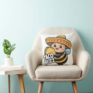 Taco Buzz Bumble Bee Kissen