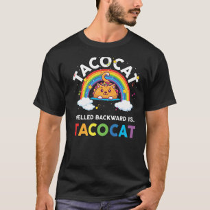 Taco Ca Jungen Mädchen nach hinten geschrieben Tac T-Shirt