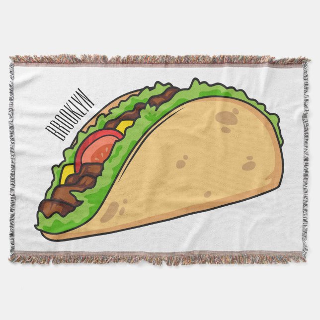 Taco-Cartoon-Abbildung Decke (Vorderseite)