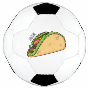 Taco-Cartoon-Abbildung Fußball