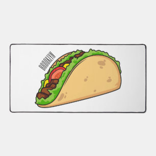 Taco-Cartoon-Abbildung Schreibtischunterlage