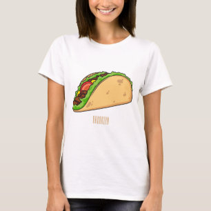 Taco-Cartoon-Abbildung T-Shirt