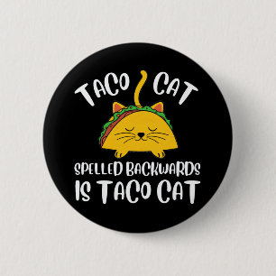 Taco Cat Button