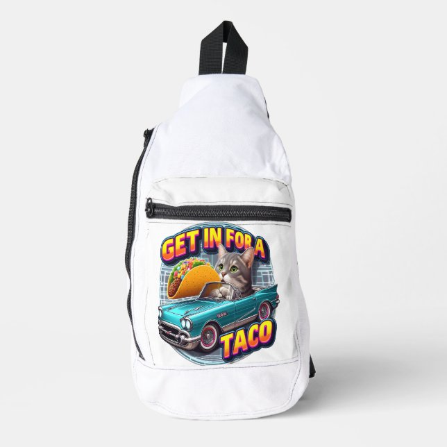 Taco Cat Cruise Crossbody Bag (Vorderseite)