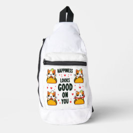 Taco Cat: Eine kulinarische Felinfusion Crossbody Bag