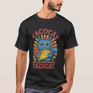 Taco Cat Rückwärts Geschrieben Ist Taco Cat Lustig T-Shirt