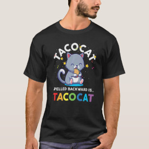 Taco Cat rückwärts geschrieben ist Tacoca Jungen J T-Shirt