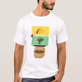 Taco + Cilantro = 💩 (Funny Anti-Cilantro Design) T-Shirt