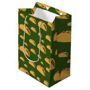 Taco Dienstag Design - Geschenktasche - Mittel Mittlere Geschenktüte