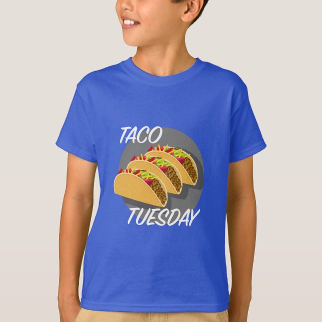 Taco Dienstag Design - Kids' Basic T - Shirt (Vorderseite)