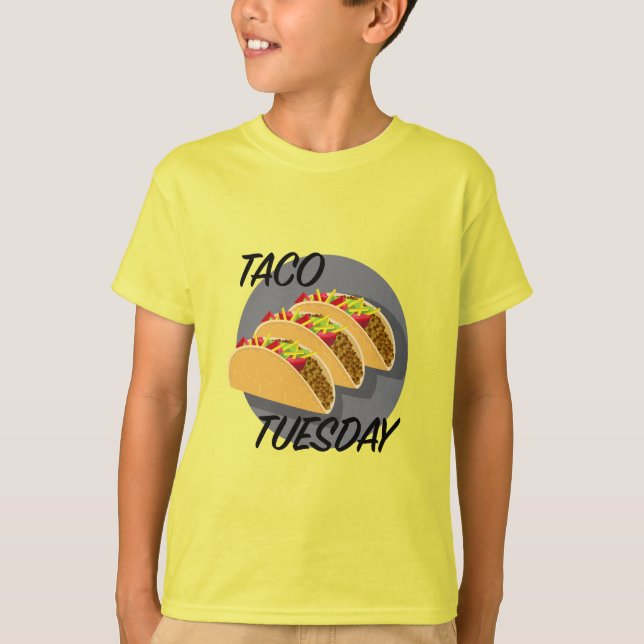 Taco Dienstag Design - Kids' Basic T - Shirt (Vorderseite)