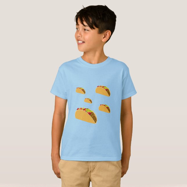Taco Dienstag Design - Kids' Basic T - Shirt (Vorne ganz)