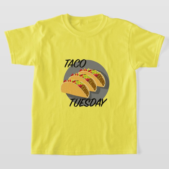 Taco Dienstag Design - Kids' Basic T - Shirt (Ablage )