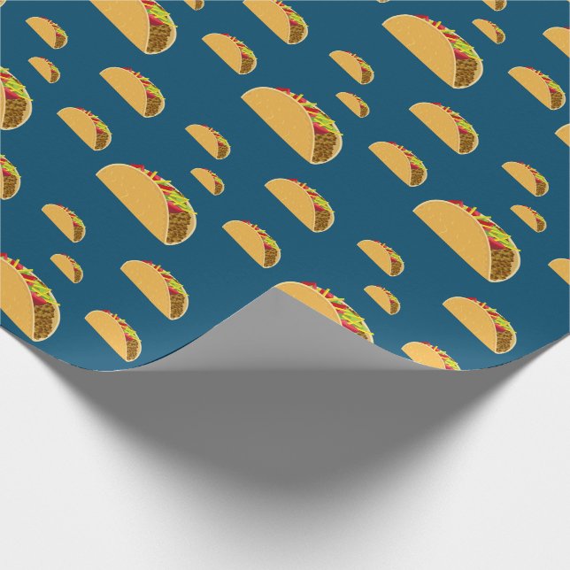 Taco Dienstag Design - Matte Wrapping Paper Geschenkpapier (Ecke)