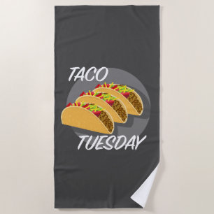 Taco Dienstag Design - Strandtuch