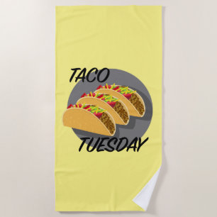 Taco Dienstag Design - Strandtuch