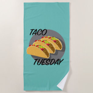 Taco Dienstag Design - Strandtuch