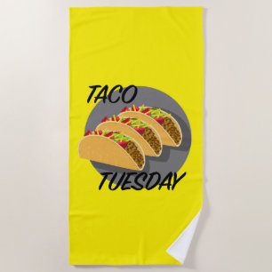 Taco Dienstag Design - Strandtuch