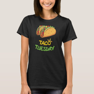Taco Dienstag ein Freund und Familie Tradition T-Shirt