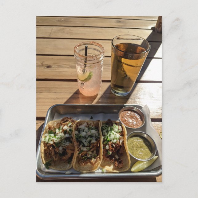 Taco Dienstag Postkarte (Vorderseite)