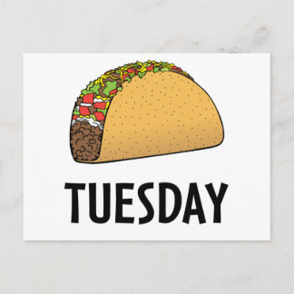 Taco Dienstag Postkarte
