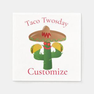 Taco Dienstag Saguaro Cactus Thunder_Cove Serviette
