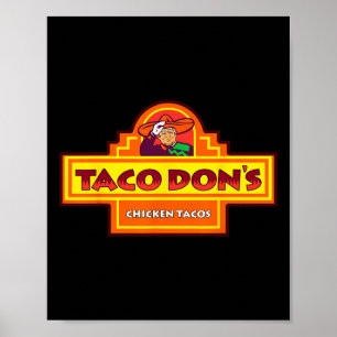 Taco Don's Chicken Tacos Trump Parodie  Poster