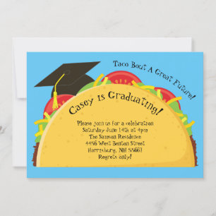 Taco Fiesta Graduierungspartei Mexikanisch Einladung