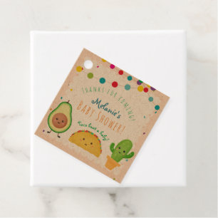 Taco   Fiesta Thema "Taco über eine Babydusche" Geschenkanhänger