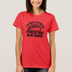 Taco Fitness Lustiger Fitnessstudio T-Shirt